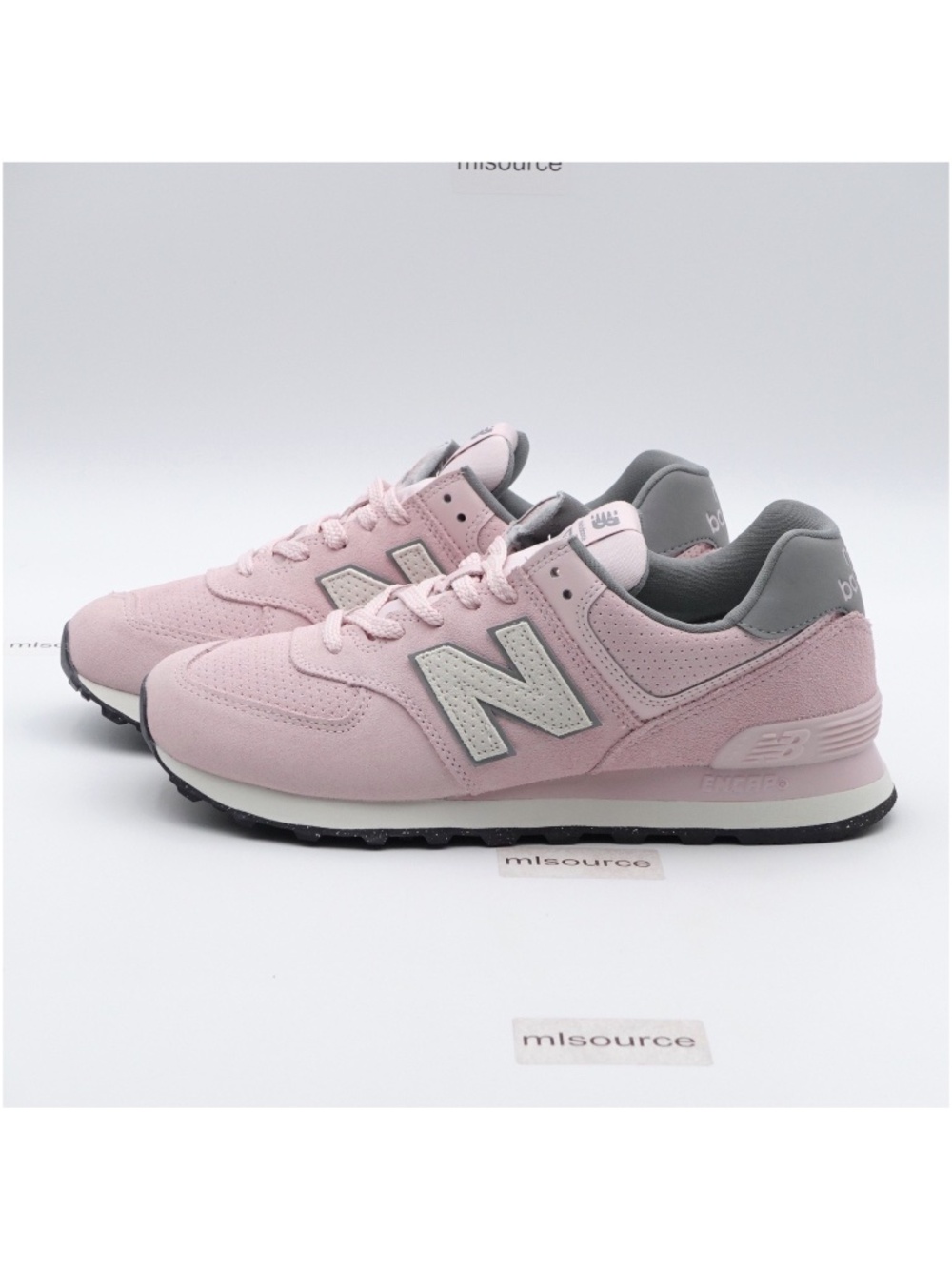 NEW Size 9 Women's New Balance 574 Suede Sneakers WL574TNP Rose Sugar/Sea Salt